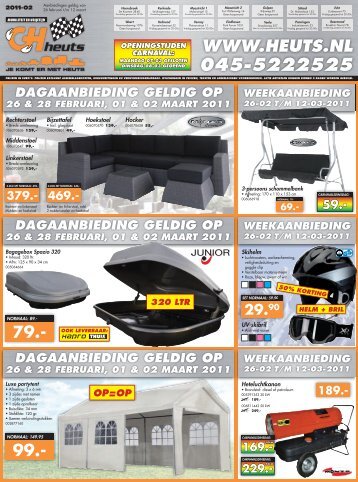 dagaanbieding geldig op 26 & 28 februari, 01 & 02 maart ... - Heuts