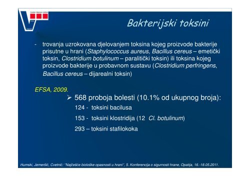 NajÄeÅ¡Äe bioloÅ¡ke opasnosti u hrani