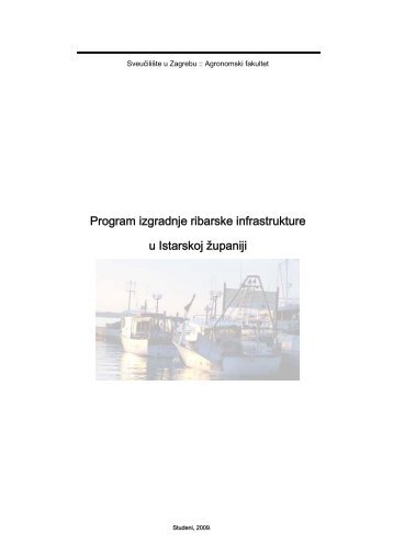 Program izgradnje ribarske infrastrukture u Istarskoj Å¾upaniji