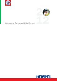 Corporate Responsibility Report 2012 - Hempel