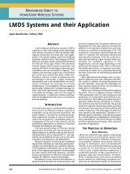 LMDS Systems and their Application - Suraj @ LUMS