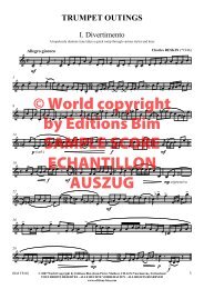 Â© World copyright by Editions Bim SAMPLE SCORE ECHANTILLON ...