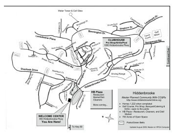 Maps-Streets of Hiddenbrooke - hiddenbrookeonline.org