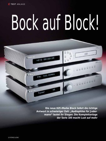 STEREO "Block Audio Serie 100"