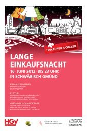 Lange Einkaufsnacht Gmünd - Schwäbische Post