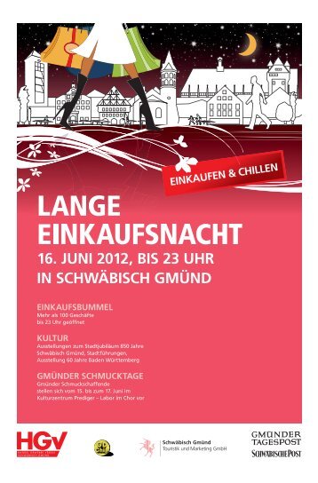 Lange Einkaufsnacht Gmünd - Schwäbische Post