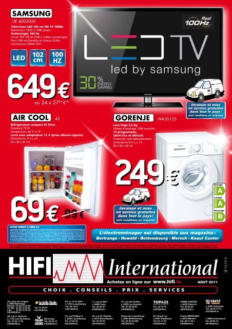 Une semaine pour en profiter - Hifi International