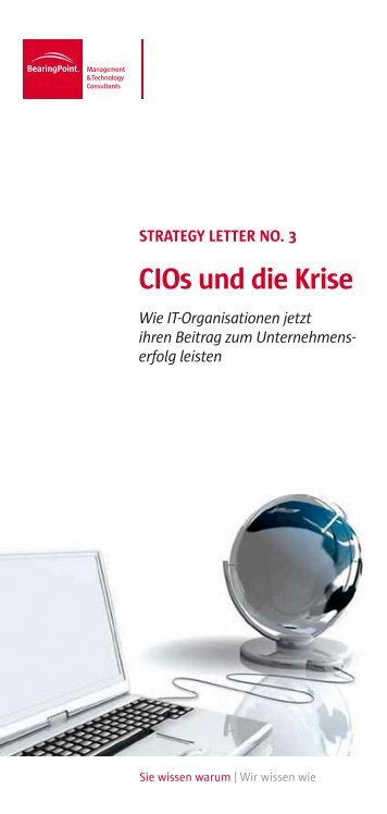 CIos und die Krise - BearingPoint