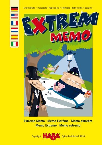 Extreme Memo - HABA USA