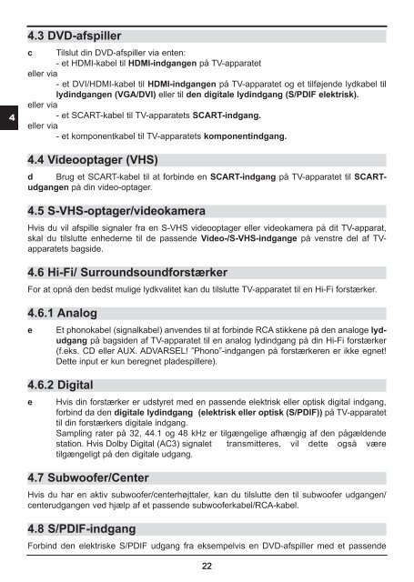 Operating manual - Hi-Fi Klubben