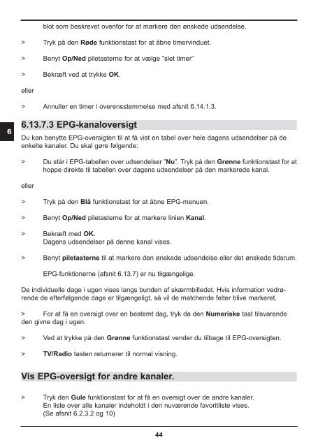 Operating manual - Hi-Fi Klubben