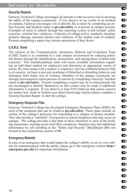 Student Handbook - Gateway Technical College