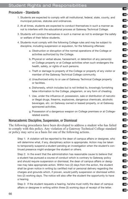 Student Handbook - Gateway Technical College