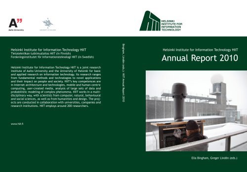 Annual Report 2010 - Helsinki Institute for Information Technology HIIT