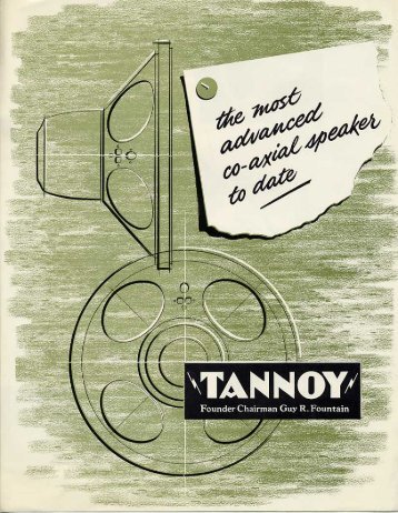 Tannoy Red brochure