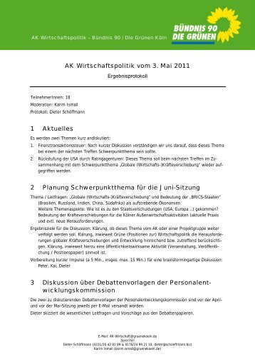 Ergebnisprotokoll (PDF 55 KB - Bündnis 90/Die Grünen ...