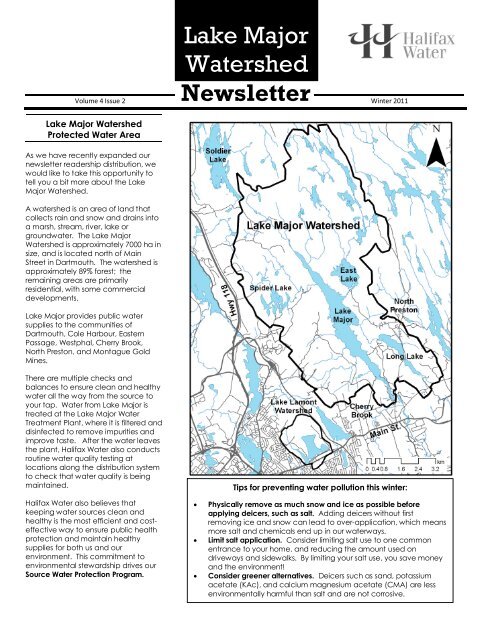 Newsletter Lake Major Watershed - Halifax Regional Municipality