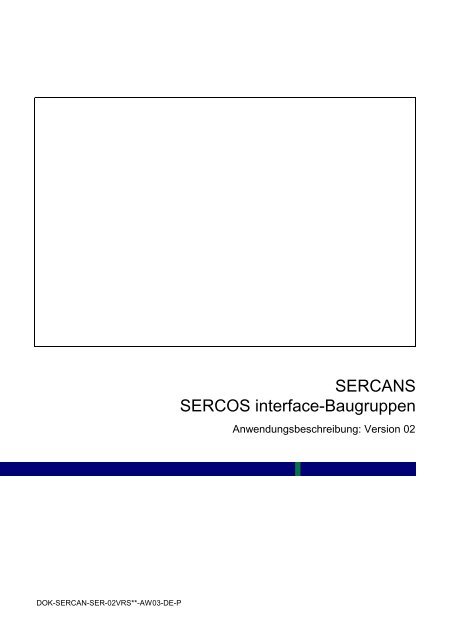SERCANS SERCOS interface-Baugruppen - Hilscher
