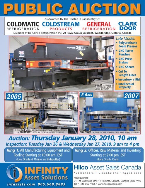 Auction: Thursday January 28, 2010, 10 am