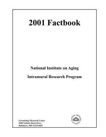 2001 Factbook - National Institute on Aging - National Institutes of ...