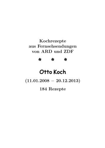 Otto Koch - Hhollatz.de