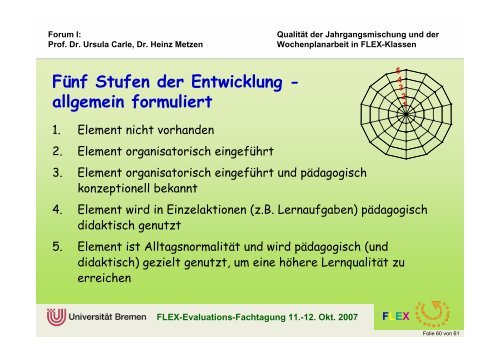 FLEX - Arbeitsgebiet Grundschulpädagogik - Universität Bremen