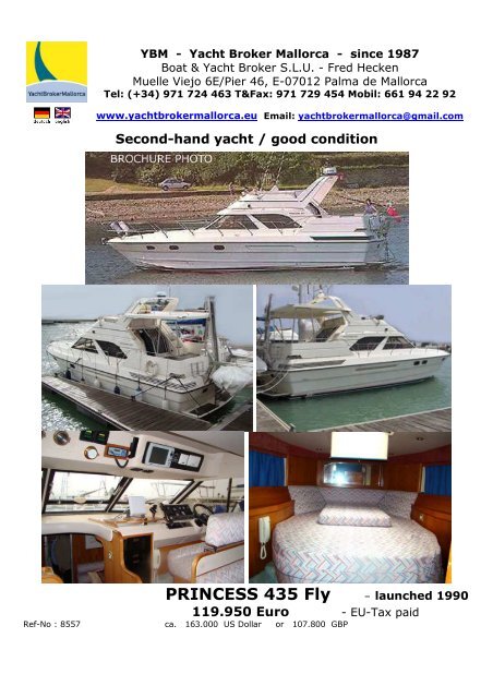 2 Princess 435 Fly Ref.8557 - heckenweb.de