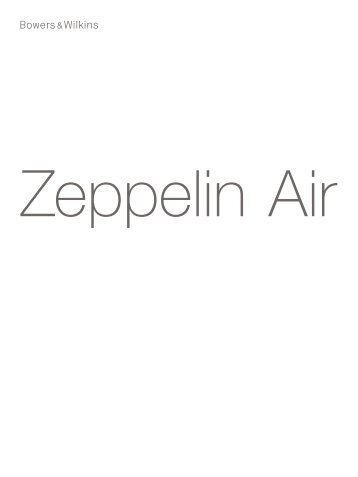 Zeppelin_Air_Manual_Norsk (PDF) - Hi-Fi Klubben