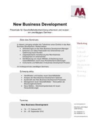 New Business Development
