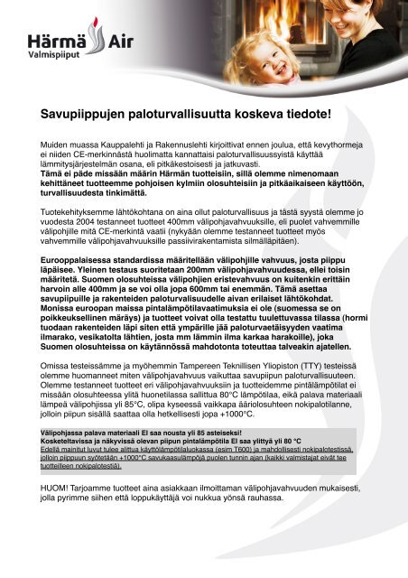 tulostettava pdf versio - Härmä Air