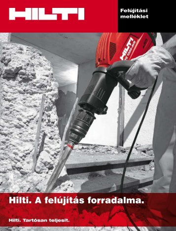 Hilti. A felÃºjÃ­tÃ¡s forradalma.