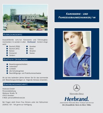 Karosserie - Mercedes-Benz Herbrand GmbH