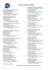 Paper Presentation Schedule - hicss