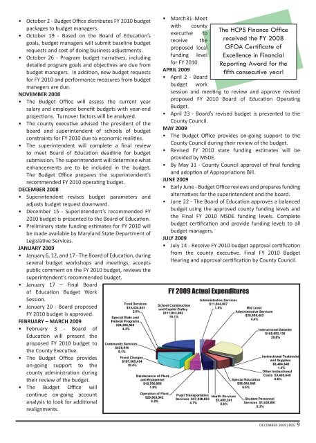 2008-09 Annual Report - Harford County Public Schools