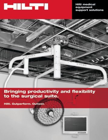 Medical Equipment Support Solutions - Hilti Egypt