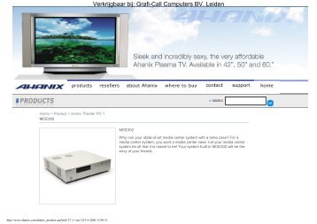 Ahanix D-Vine MCE302 HTPC (MCE302B-V) - Grafi-Call