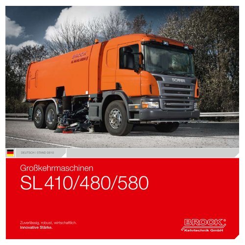 BROCK | SL 410 SL 480 SL 580 | Deutsch - Brock Kehrtechnik Gmbh