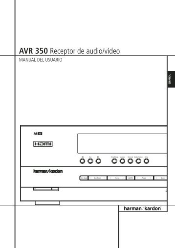 AVR 350 Receptor de audio/vídeo - Harman Kardon