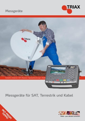 Messgeräte für SAT, Terrestrik und Kabel - Triax