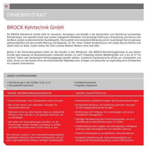 BROCK | SL 200 | Deutsch - Brock Kehrtechnik Gmbh
