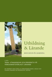 Utbildning & LÃ¤rande - HÃ¶gskolan i SkÃ¶vde