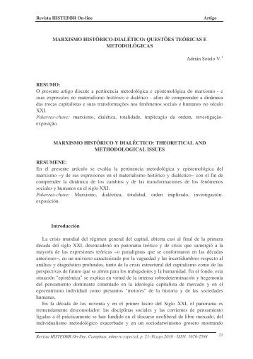 materialismo dialético o 9: inicio La cuestión Marxismo, Tema social: materialismo dialético o 9: inicio La cuestión Marxismo, Tema social: