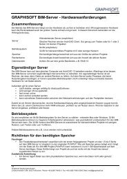 BIM-Server-Hardwareanforderungen - GRAPHISOFT Deutschland ...
