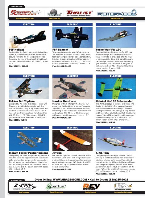 A-26 Invader 61/"WS Giant Scale RC Airplane Full Size PRINTED Plans /& Templates