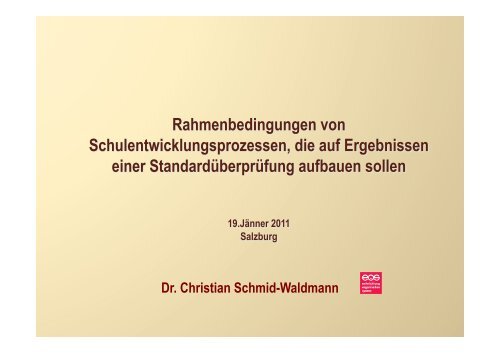 Christian Schmid-Waldmann - Bifie