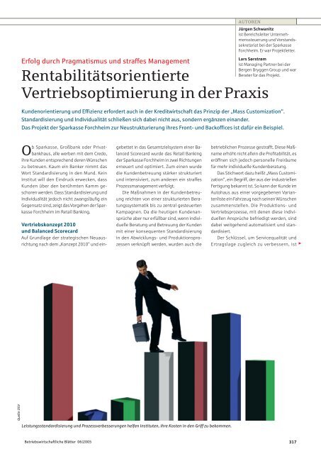 Rentabilitätsorientierte Vertriebsoptimierung in der Praxis