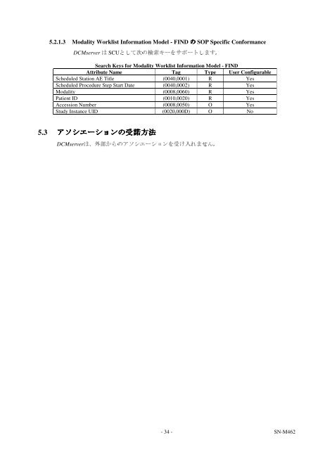 MR DICOM Conformance Statement