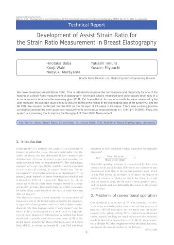 Development of Assist Strain Ratio for the Strain Ratio Measurement ...