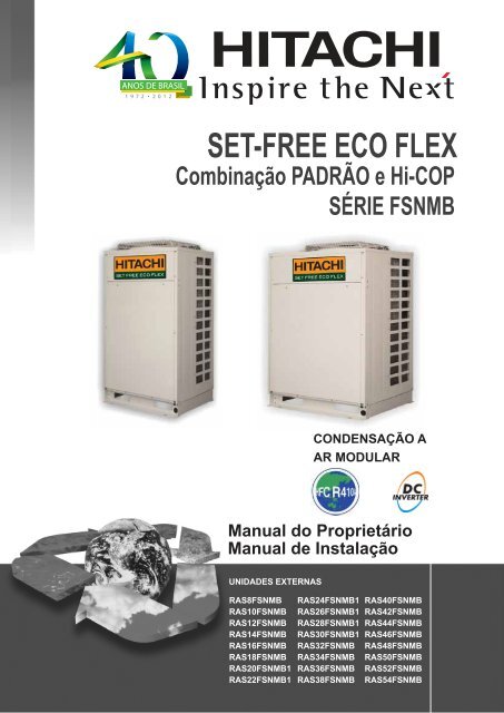 Multi Split Inverter Modular VRF Set Free Eco Flex SÃ©rie ... - Hitachi