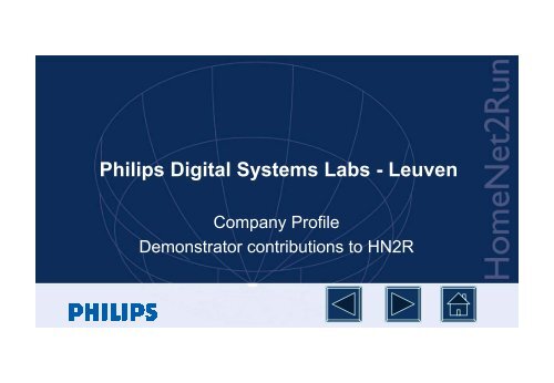 Philips Digital Systems Labs - Leuven - Hitech Projects